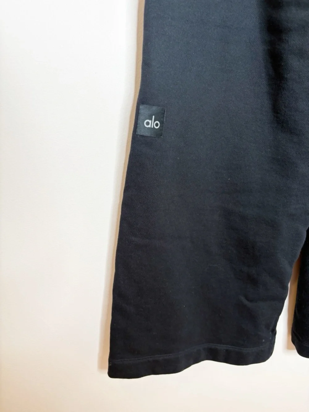 Alo Serenity Wide Leg Sweatpant Black Large